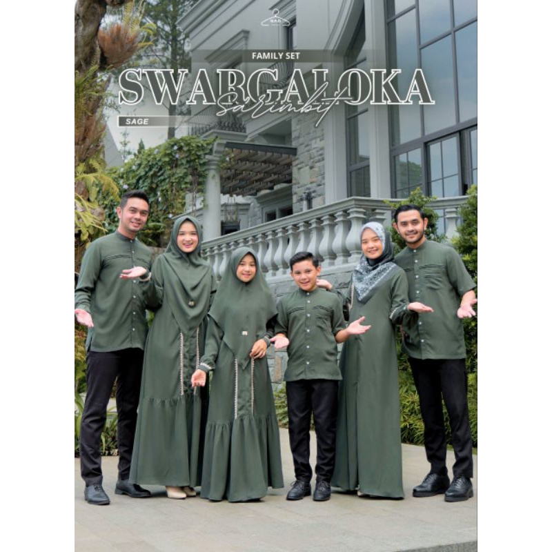 [READY-FREESTOK SILAHKAN CHAT] Sarimbit Keluarga Lebaran Idul Fitri 2025 Swargaloka Family Series by