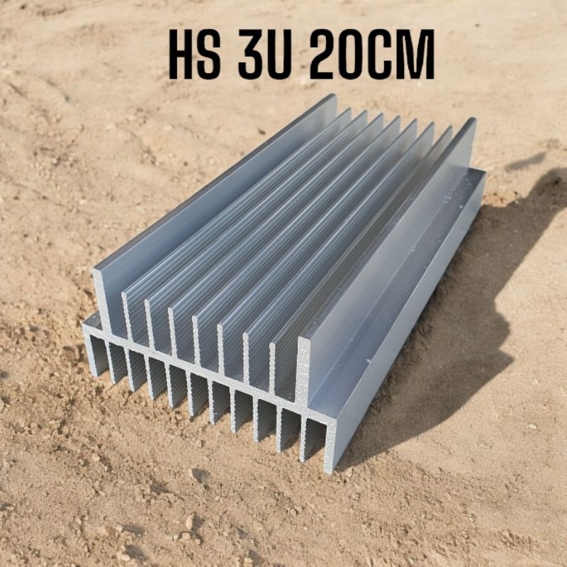HEATSING 3U 20CM PENDINGIN TRANSISTOR 21SIRIP 20CM