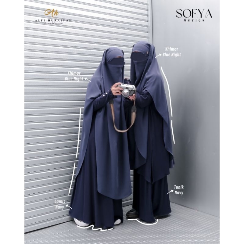 (Alfi Huraiyah)Sofya Series tunik Set