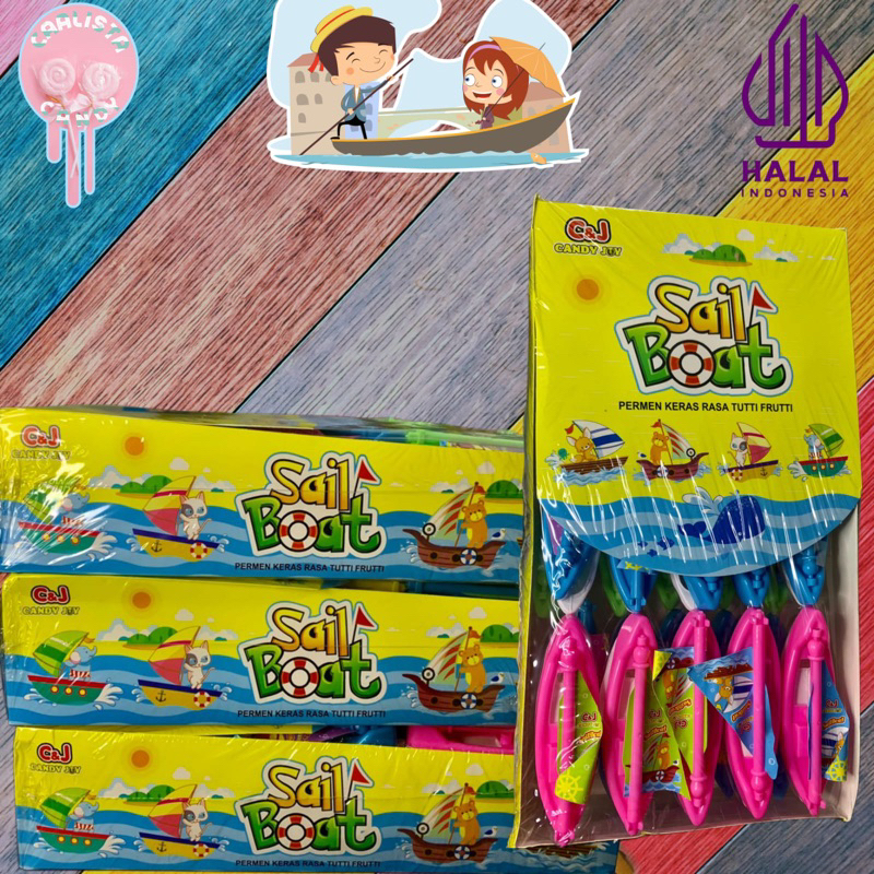 

PERMEN PERAHU SAIL BOAT ISI 30 PCS / BOX