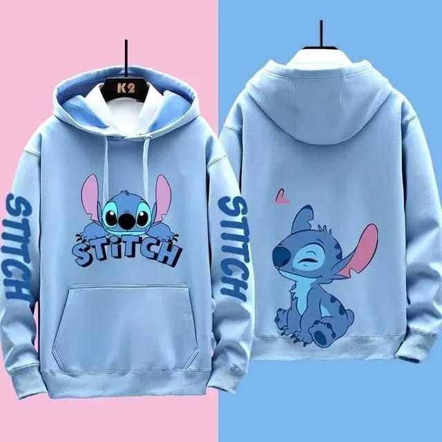 Atasan Anak Kekinian Hoodie Anak Design STITCH TERBARU Pakaian Pria Wanita Kekinian Modis Casual Fas