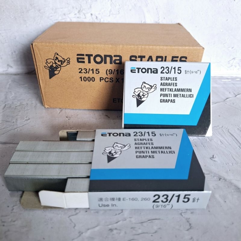 

(15 Pak) Staples Etona 23/15 Kartonan