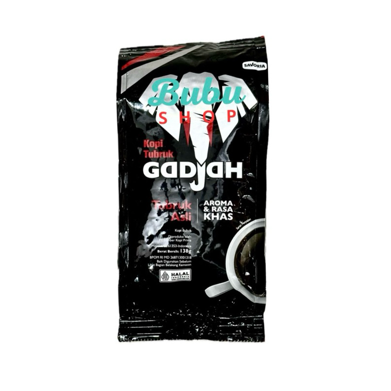 

kopi BUBUK TUBRUK GADJAH 138g