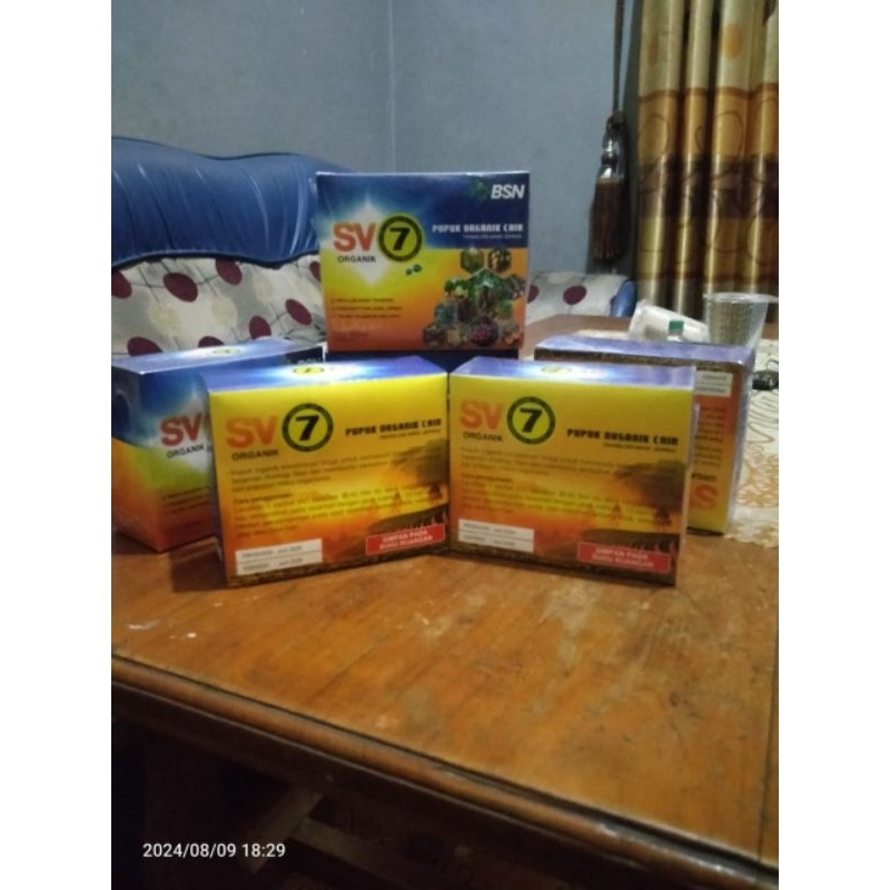 3 SASET PUPUK ORGANIK SV7 BERTEKNOLOGI NANO JEPANG KEMASAN LAMA