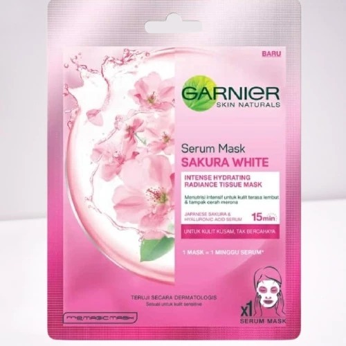 garnier serum mask sakura