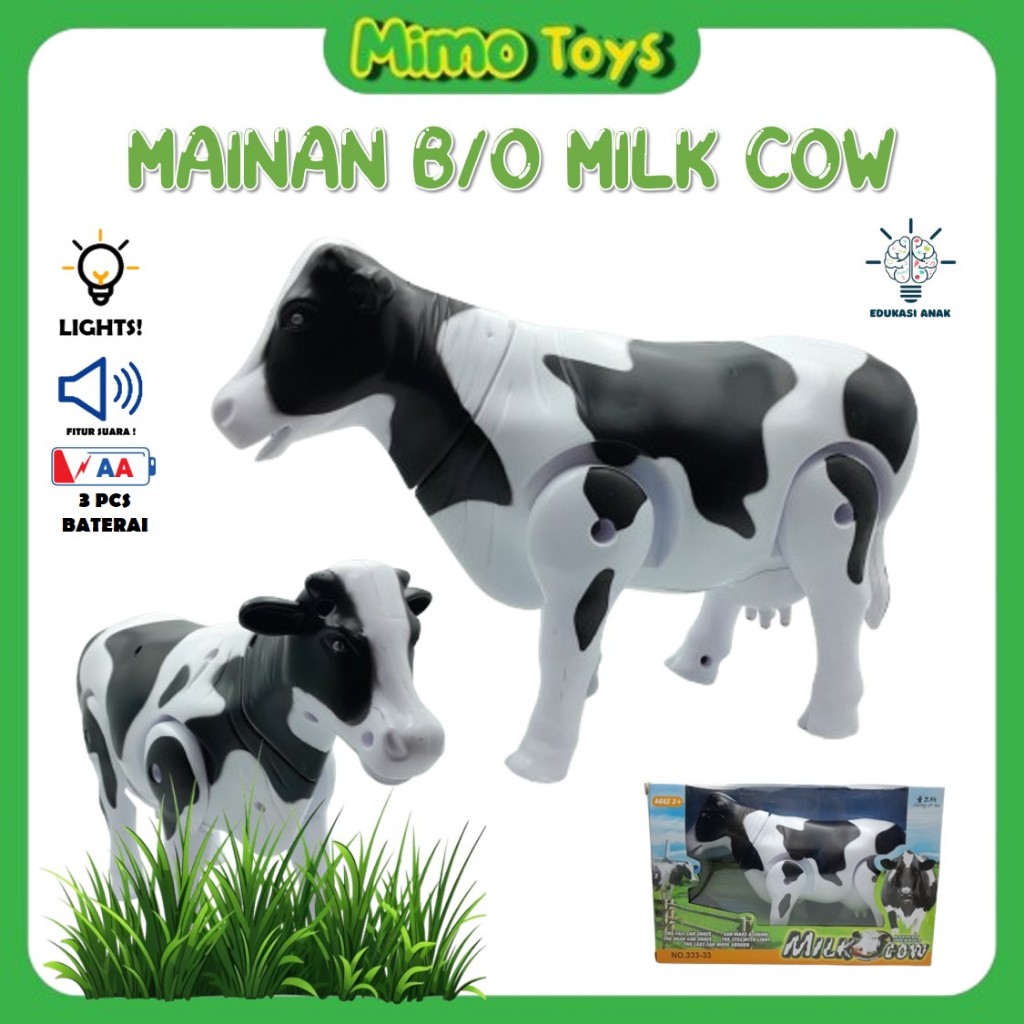 MAINAN ANAK MAINAN EDUKASI MAINAN HEWAN ROBOT MAINAN SAPI BESAR BISA BERJALAN