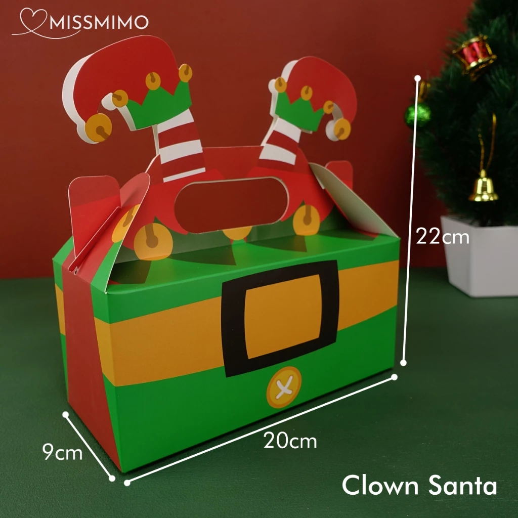 

10 Pcs Box Natal Souvenir Pop Up - Clown Hat