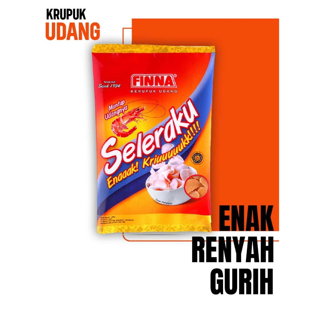 

Finna Seleraku Krupuk / Kerupuk Siap Goreng [200 gr]