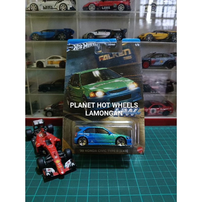 hot wheels 90 honda civic type r ek9 falken