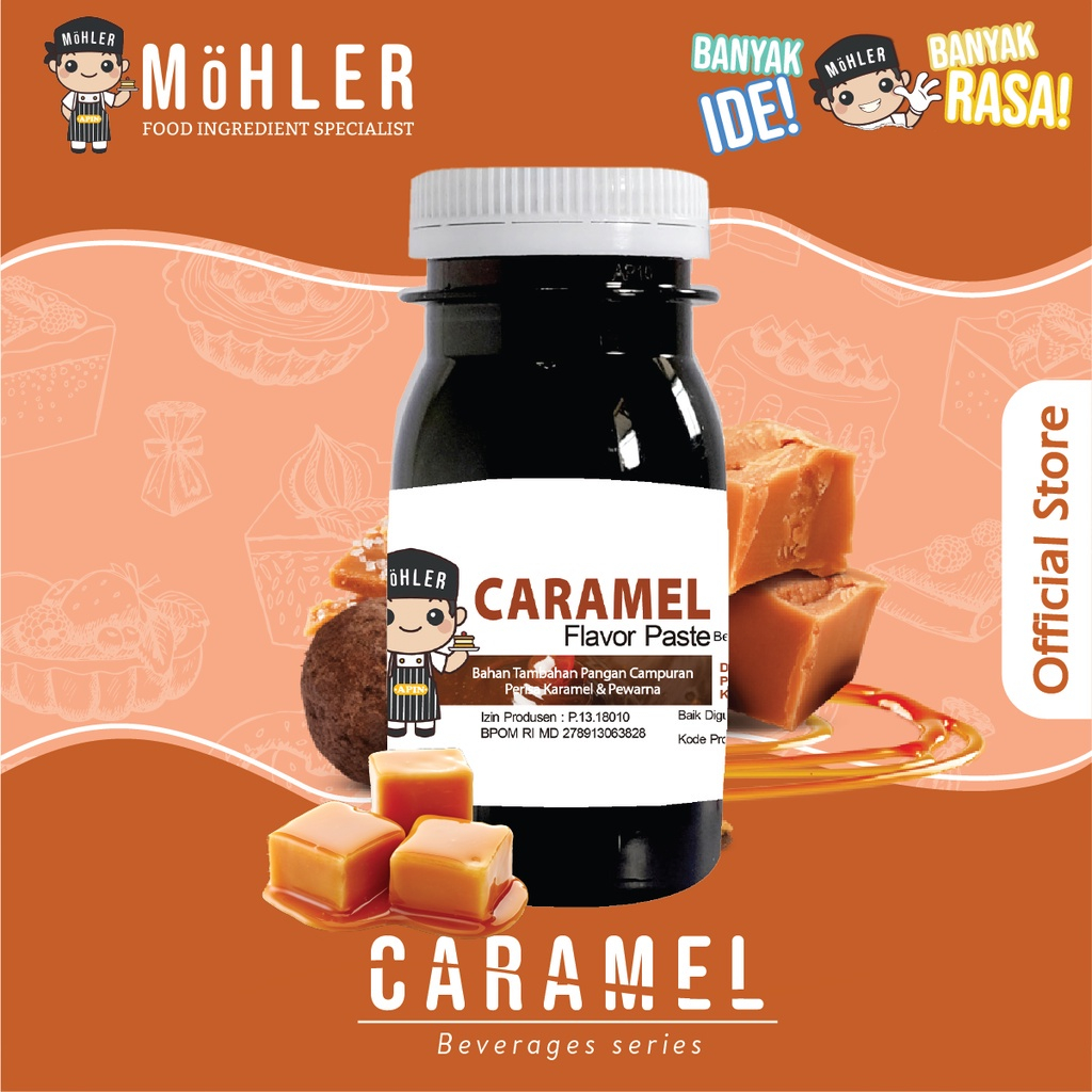 

MOHLER Pasta perisa pewarna CARAMEL