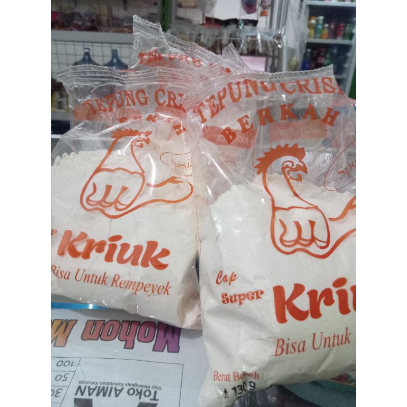 

murah..!!@tepung kriuk cap jempol 130grm isi10