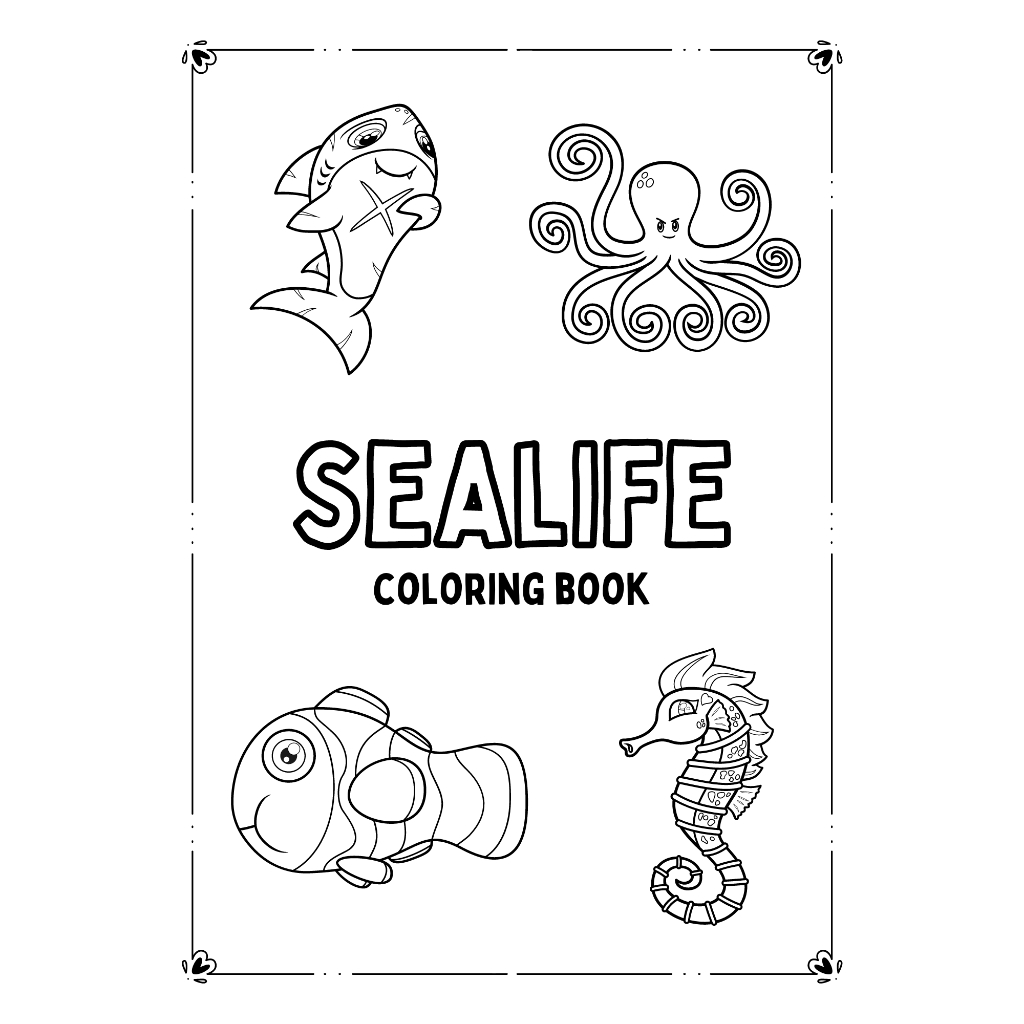 

LEMBAR MEMWARNAI TEMA MAKHLUK AIR A4 FULL TERMURAH