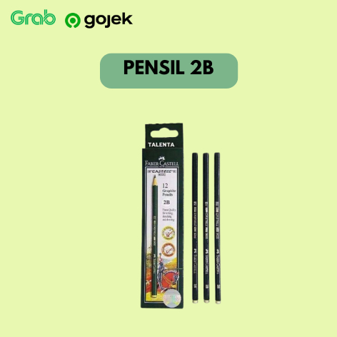 

Pensil Faber Castel 2B - 12 Pcs (1 Pak)