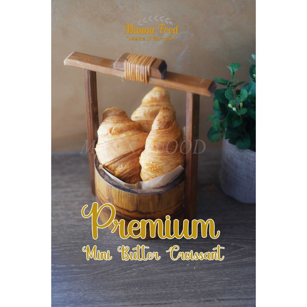 

MANNA FOOD PREMIUM MINI Butter Croissant RTE isi 12