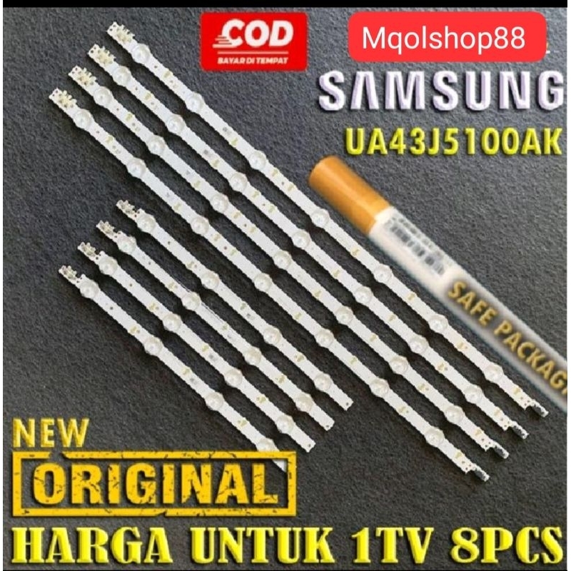 BACKLIGHT TV LED SAMSUNG 43 INCH UA43J5100AK UA 43J5100AK 43J UA43J BL LAMPU PENERANGAN