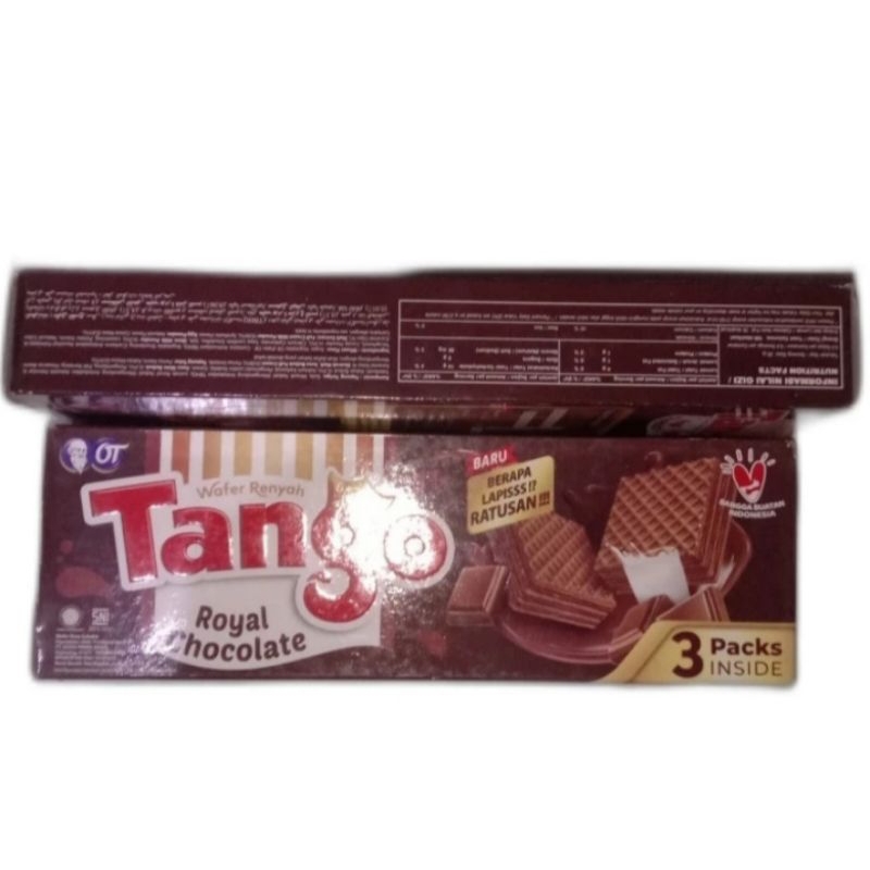 

Tango Wafer Cokelat 163gr, Tango Wafer Vanila 163gr