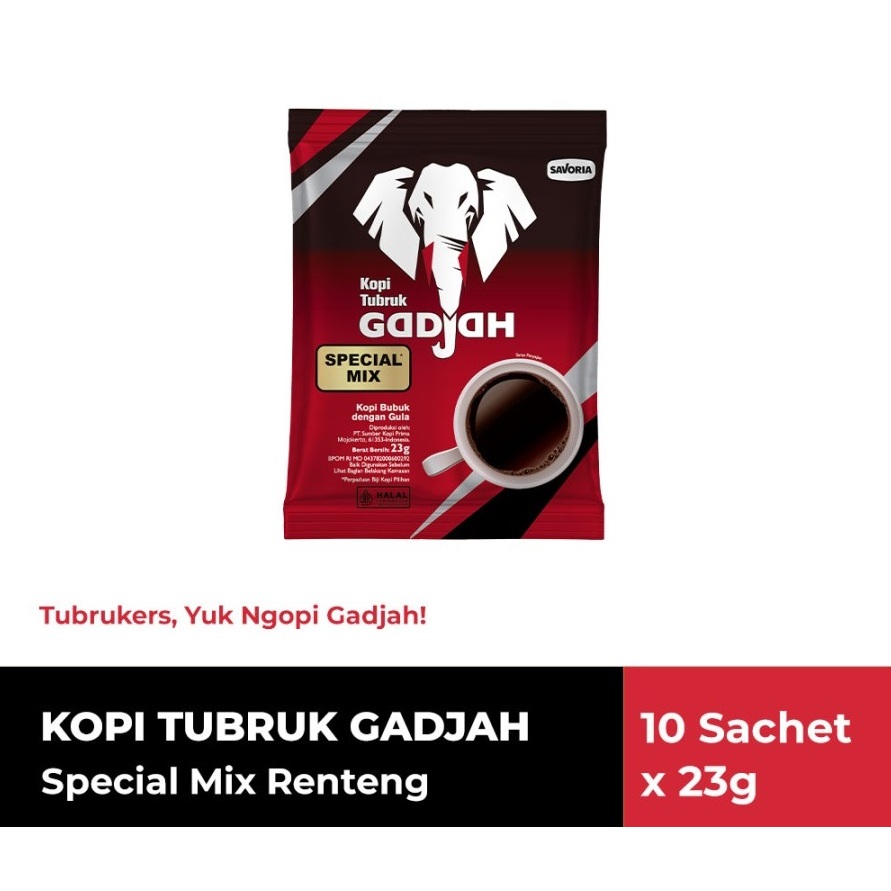 

KOPI TUBRUK GADJAH SPECIAL MIX 23gr 1 RENCENG