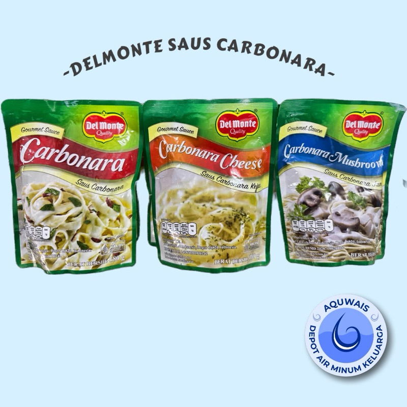 

DELMONTE SAUS CARBONARA 180 gram MAKASSAR