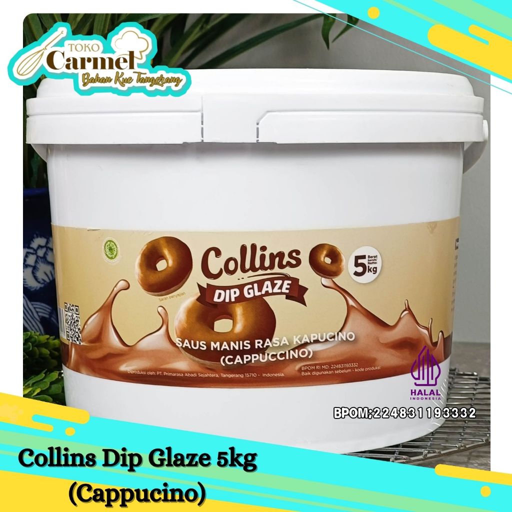 

Collins Dip Glaze Donat 5kg - Cappucino / Topping Donat