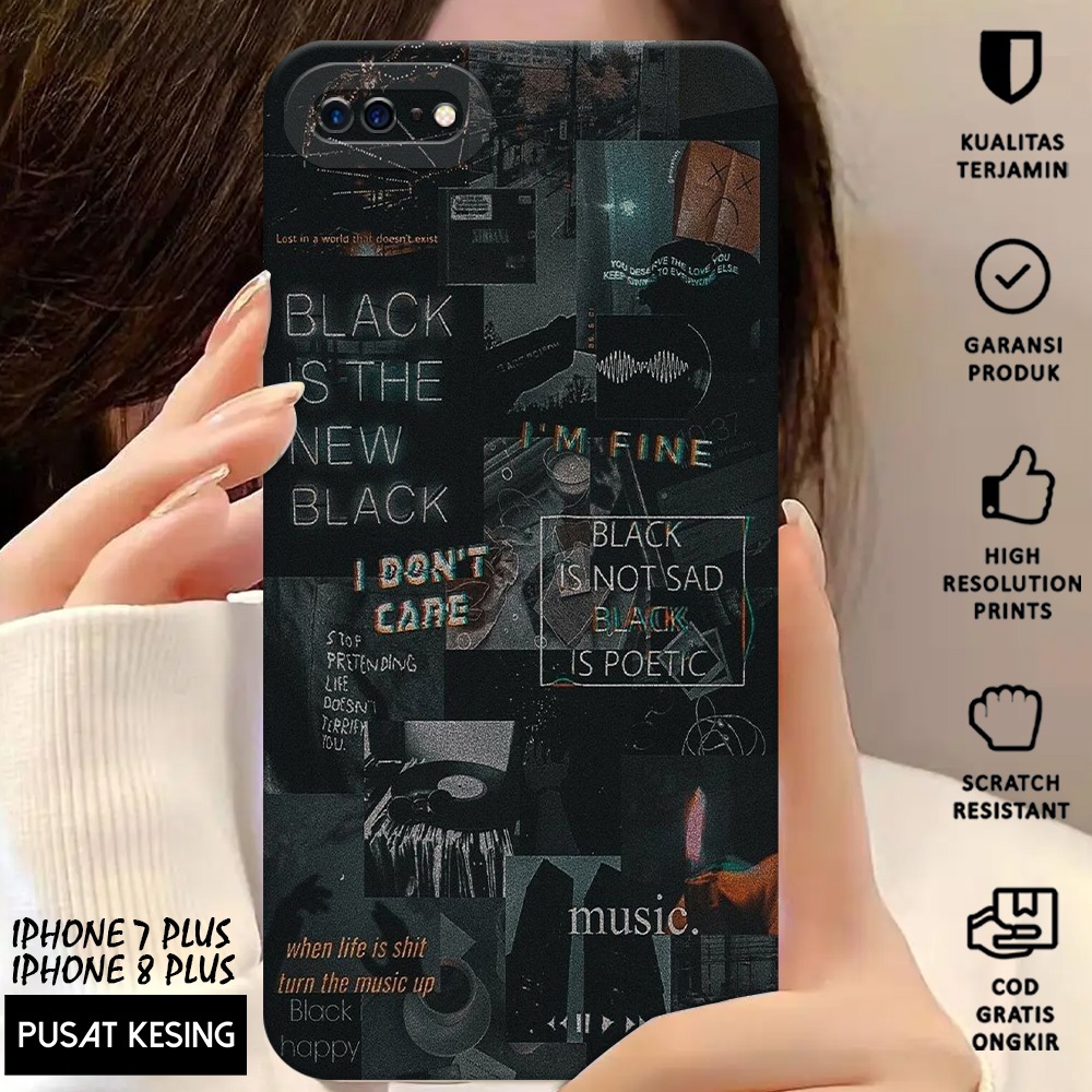 CASE IPHONE 7 PLUS - Casing Hp Iphone 7 Plus Motif AESTHETIC - Case Hp - Casing Iphone 7 Plus - Soft