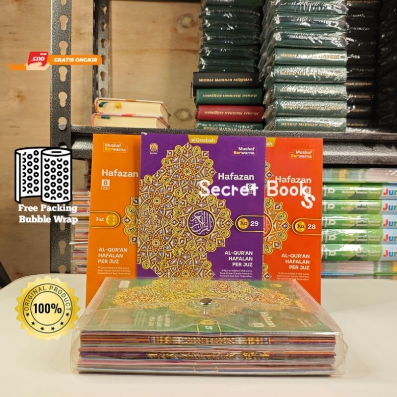 AlQuran Hafalan 8 Blok Warna Terjemahan Perjuz AlQosbah