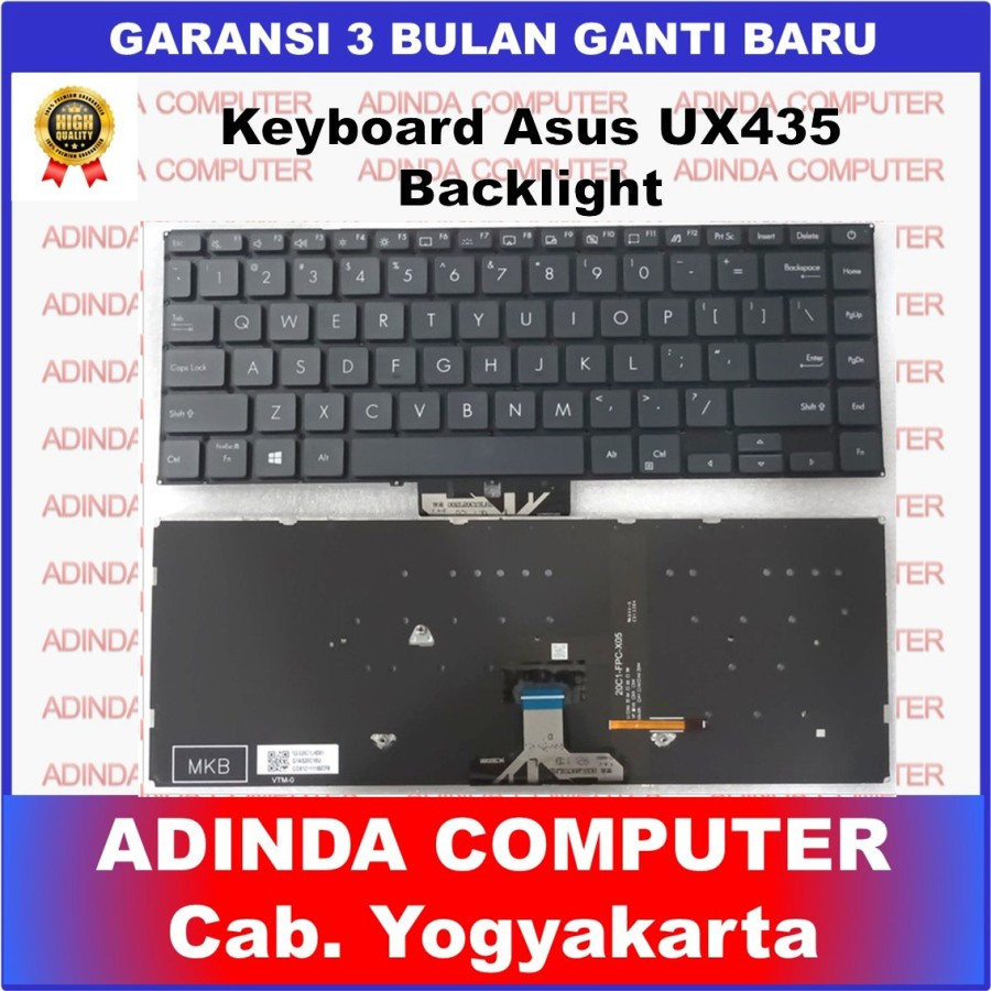 Keyboard Asus Zenbook 14 UX435 UX435E UX435EGL UX435EAL Backlight