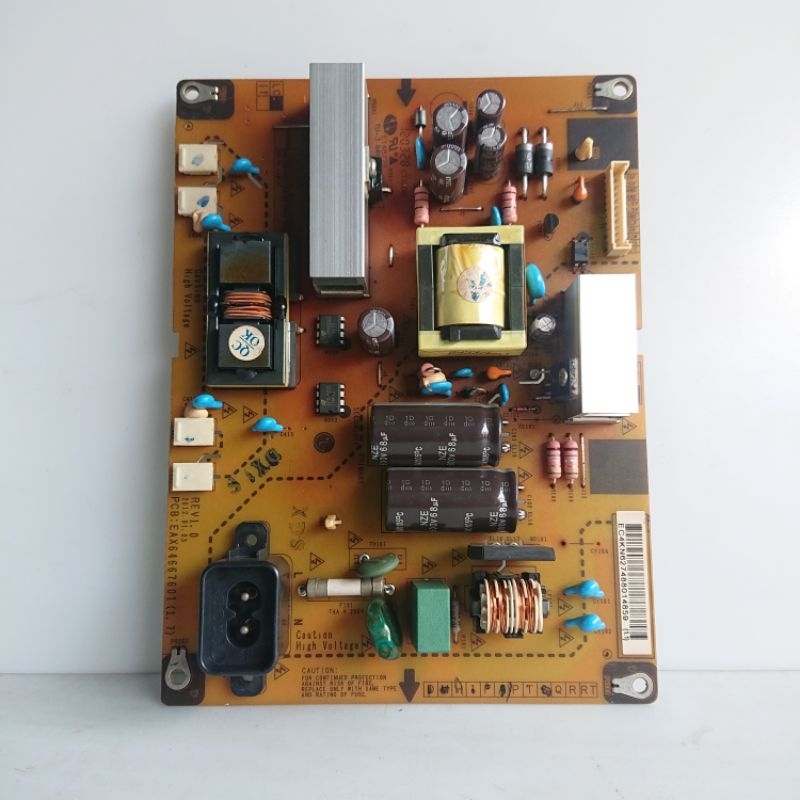 POWER SUPPLY TV LCD LG 22 INCH 22CS410 PSU REGULATOR POWER SUPLAY 22CS410-TB 22CS 410