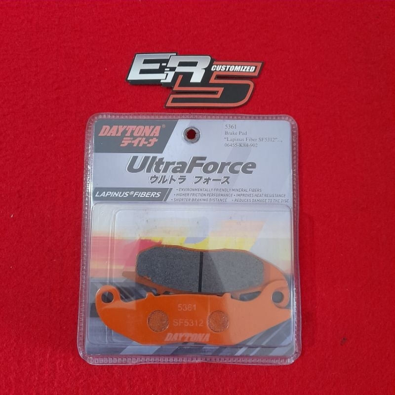 KAMPAS REM DEPAN DAYTONA PCX 150 ABS ADV 150 ABS PCX 160 ABS ADV 160 ABS LAPINUS FIBERS