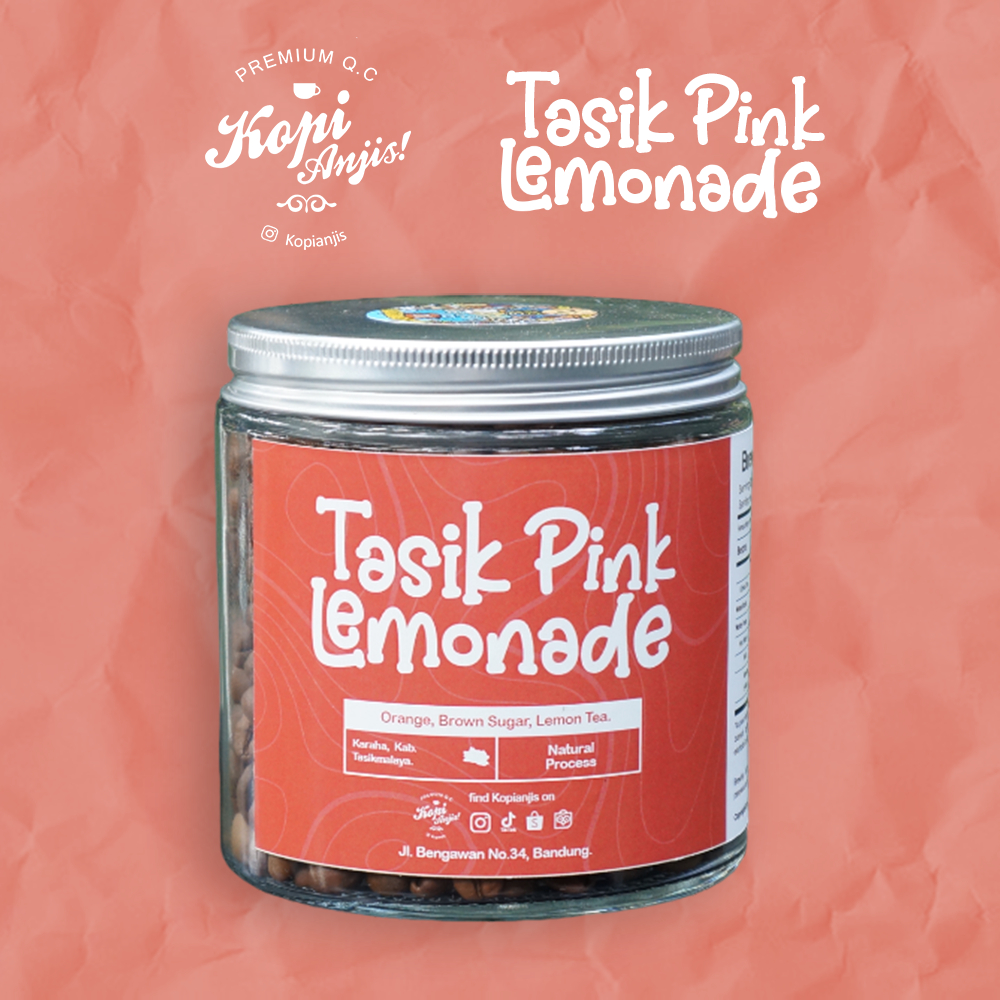 

ASLII Kopi Anjis-Biji Kopi Arabika Tasik Pink Lemonade 200 Gram - Specialty Roast Beans (Tasik