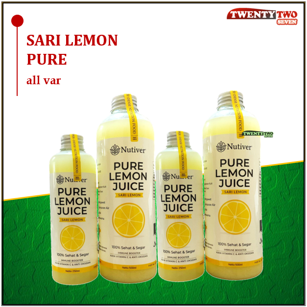 

Nutiver Sari Lemon / Air Lemon Murni / Lemon Juice / Minuman Diet & Kesehatan