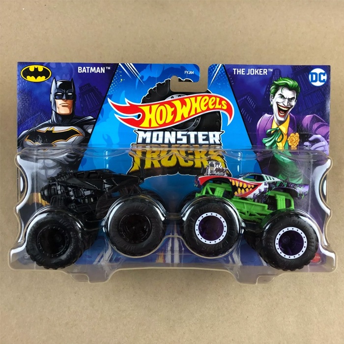 Hot Wheels Monster Trucks Diecast Double Demolition Batman VS The Joker