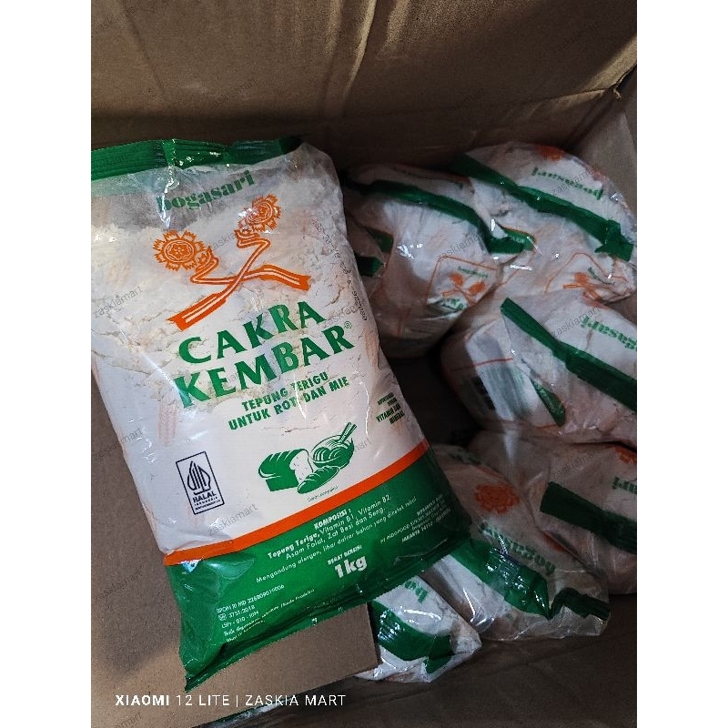 

CAKRA KEMBAR 1 KG TEPUNG CAKRA KEMBAR TEPUNG BOGASARI