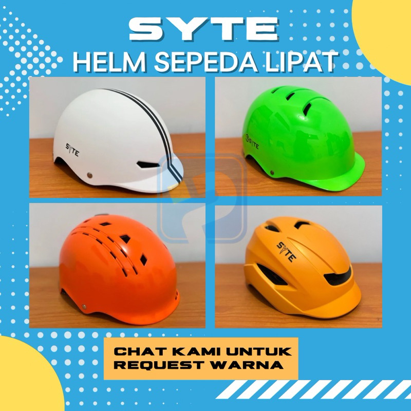HELM SEPEDA SYTE / HELM SEPEDA LIPAT MTB / HELMET ROAD BIKE