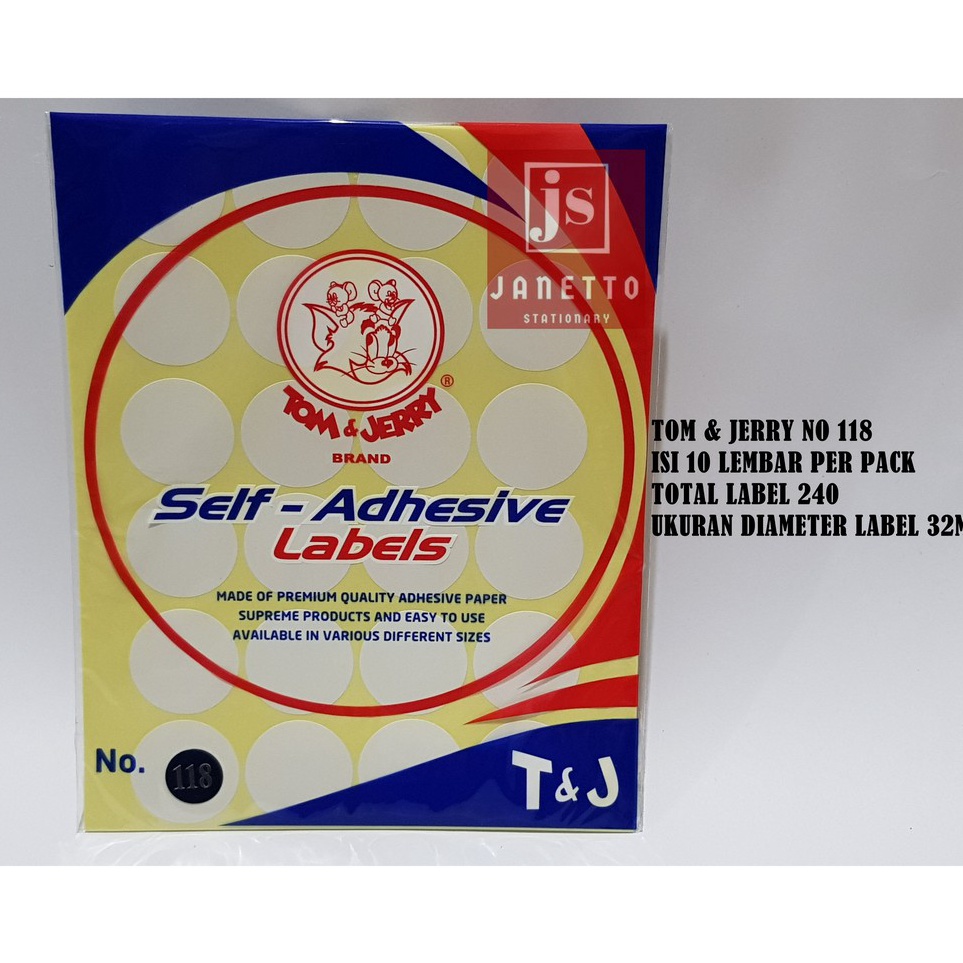 

HANYA DISINI PROMO Label Tom n jerry no 118