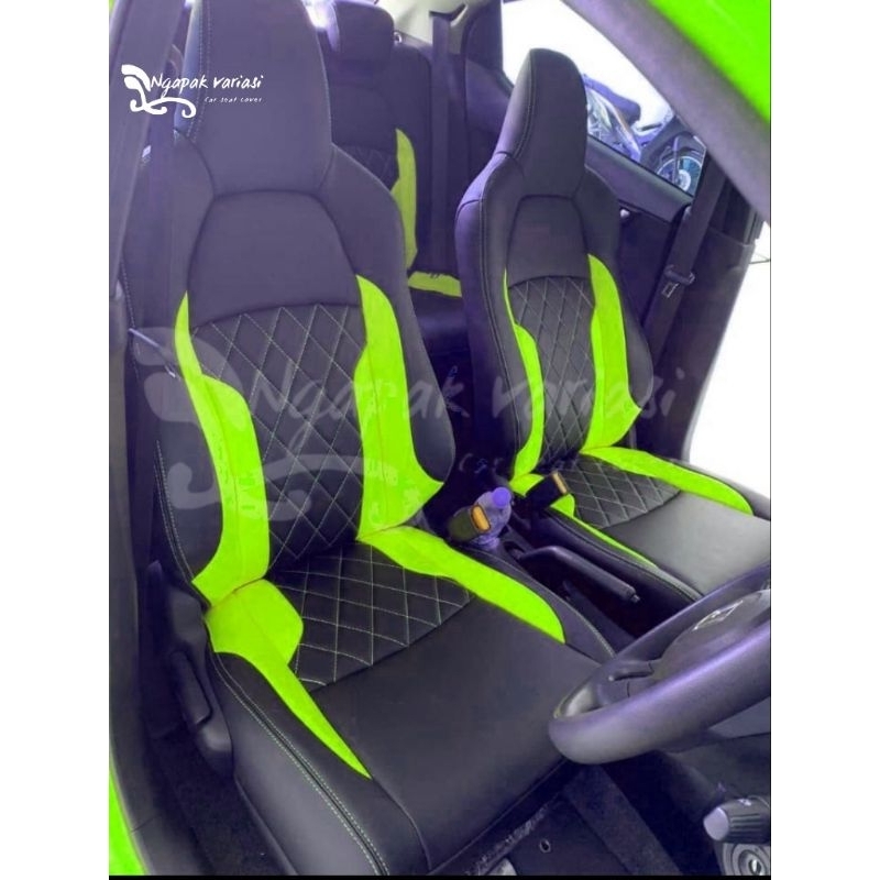 sarung jok mobil Brio 2013-2017 full seat 2 baris