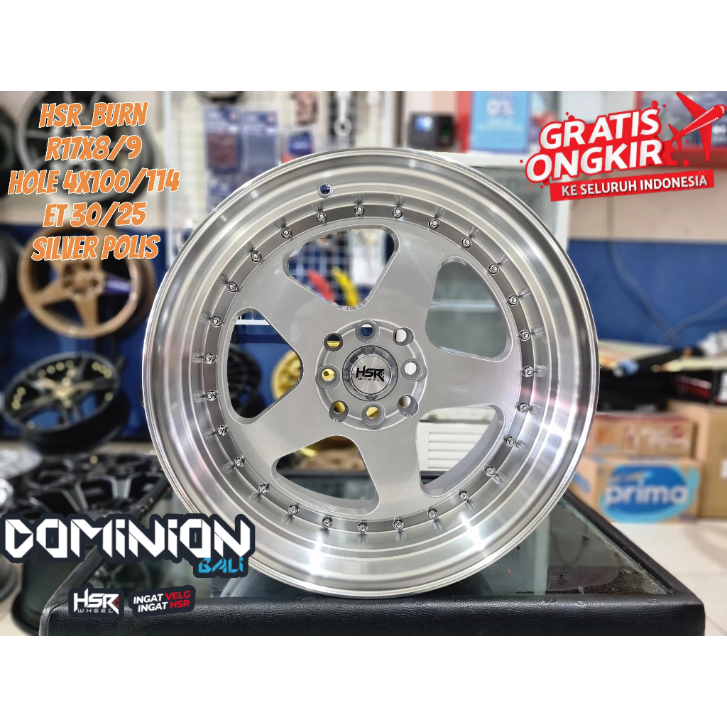 Velg Mobil Hsr Wheel Celong Ring 17 Super Lips New Product