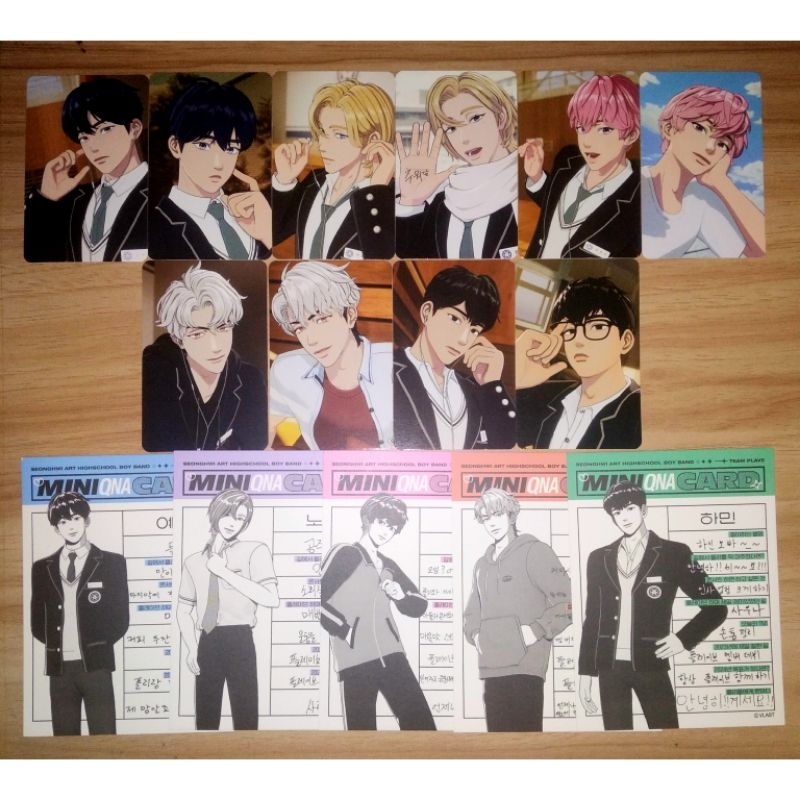 [NEW STOCK] PC SEASON GREETINGS SG24 PLAVE MINI Q&A CARD YEJUN NOAH BAMBY EUNHO HAMIN PHOTOCARD QNA