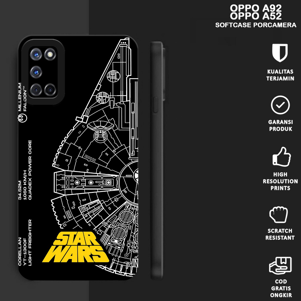 CASE OPPO A52 / OPPO A92 - Casing Oppo A52 A92 Motif STARWARS - Case Hp Oppo A52/A92 - Casing Hp Opp