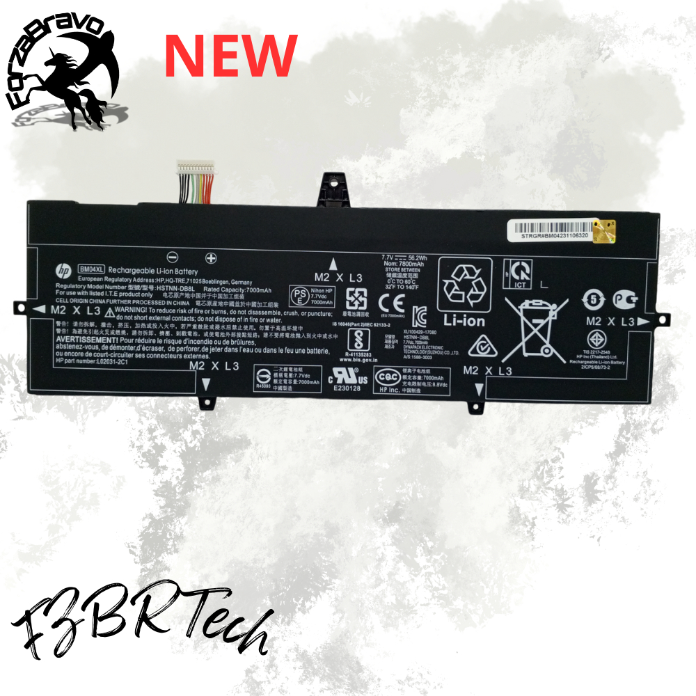 Battrey Original Laptop Hp Bm04Xl Hp Elitebook X360 1030 G3 G4 1030 G3 1030 G4 Hstnn-Db8L - Bergaran