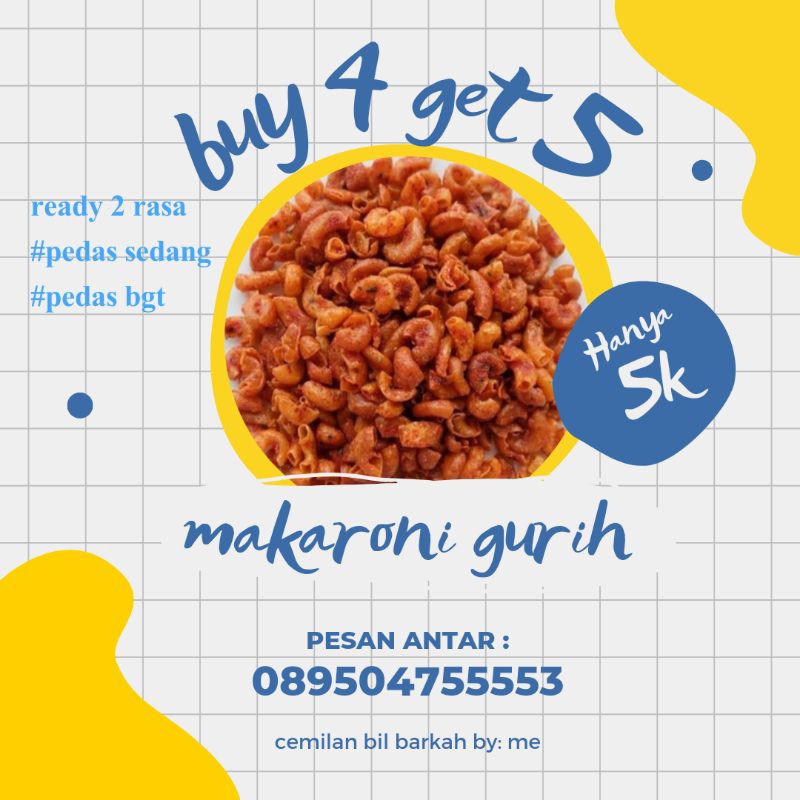 

makaroni gurih bantet daun jeruk
