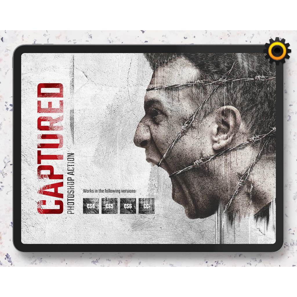 Photoshop Action - Captured Photoshop Actions