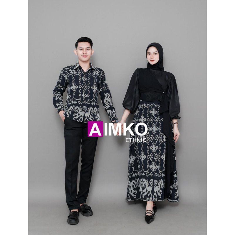 KARINA COUPLE TENUN NTT - BAJU TENUN COUPLE - COUPLE TENUN KONDANGAN