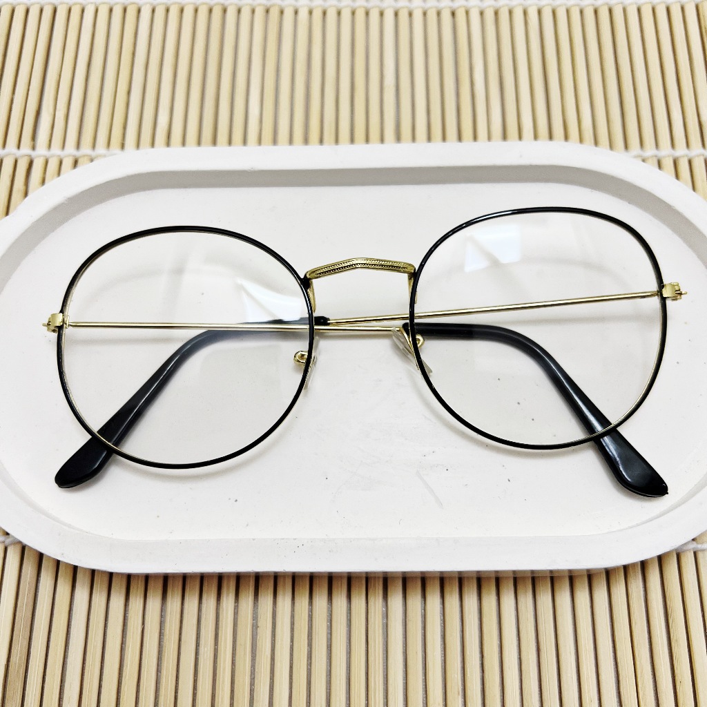 Kacamata Photocromic Frame Titanium Ringan Model Bulat Fashion Wanita Pria  Tempat Kacamata Lap