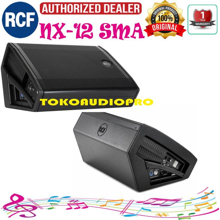 Speaker RCF NX12 SMA 12-Inch Stage Monitor Speaker Aktif RCF NX-12SMA
