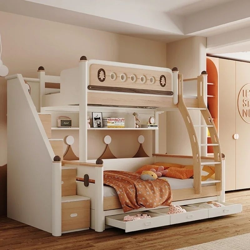 Ranjang Tingkat Anak Kayu 2 Susun