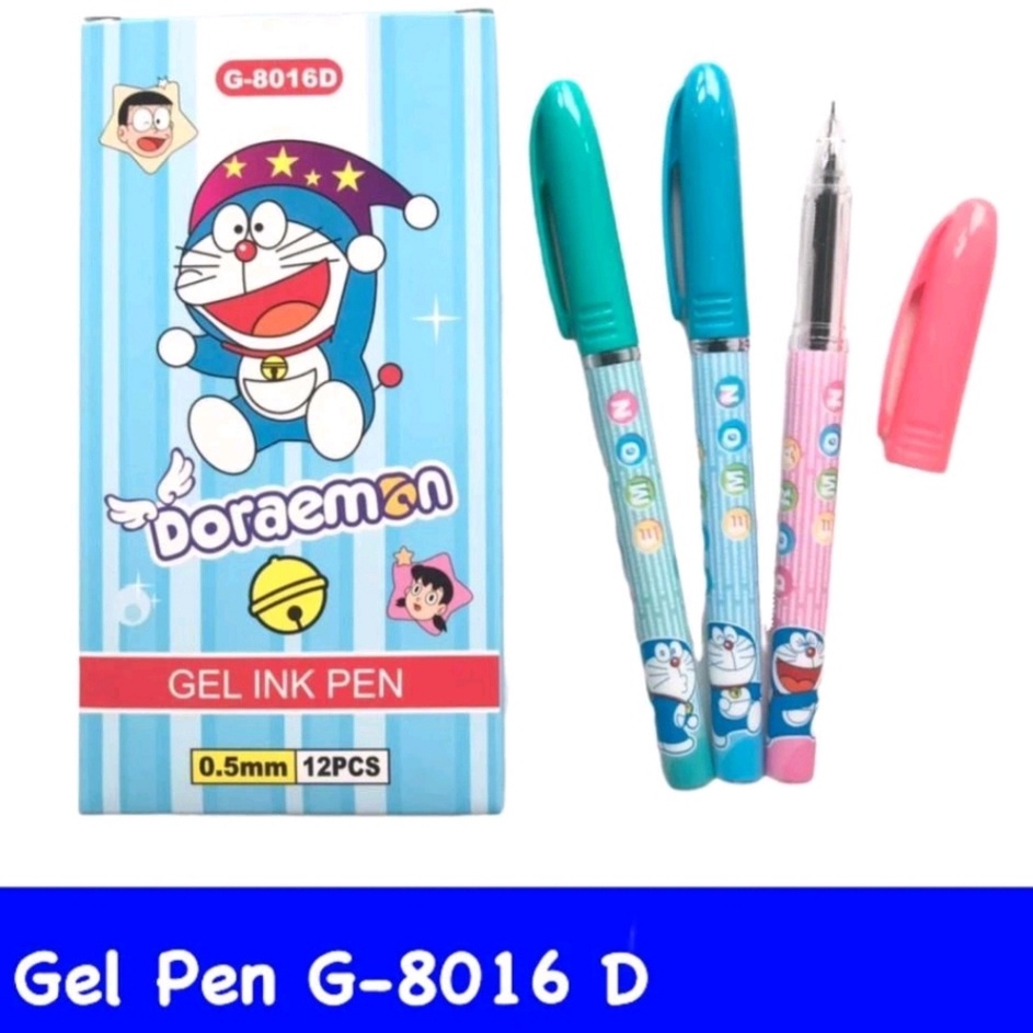 

READY STCOK Pulpen Gel Pen G816 D G828 12 pcs Tinta Hitam