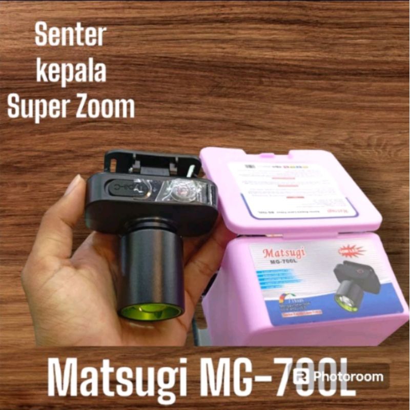 Senter kepala Matsugi super zoom 50watt senter super terang