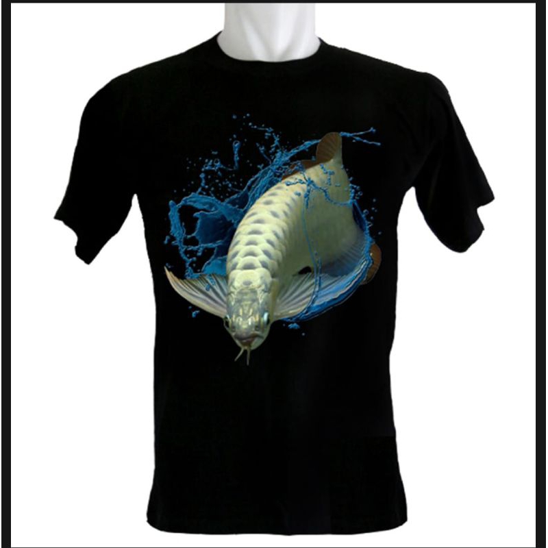 KAOS IKAN ARWANA SILVER // KAOS PECINTA IKAN