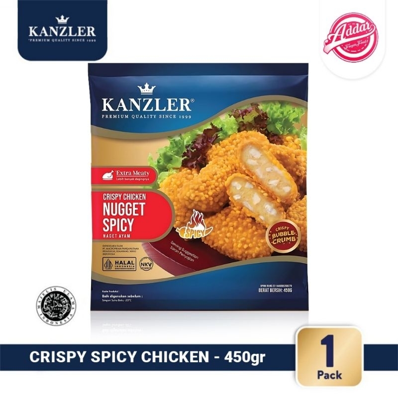 

Kanzler Crispy Chicken Nugget SPICY 450 gram