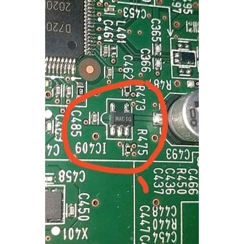 Ic MAC1G Keyboard Yamaha Psr 970 Ic 409 Original Cabutan